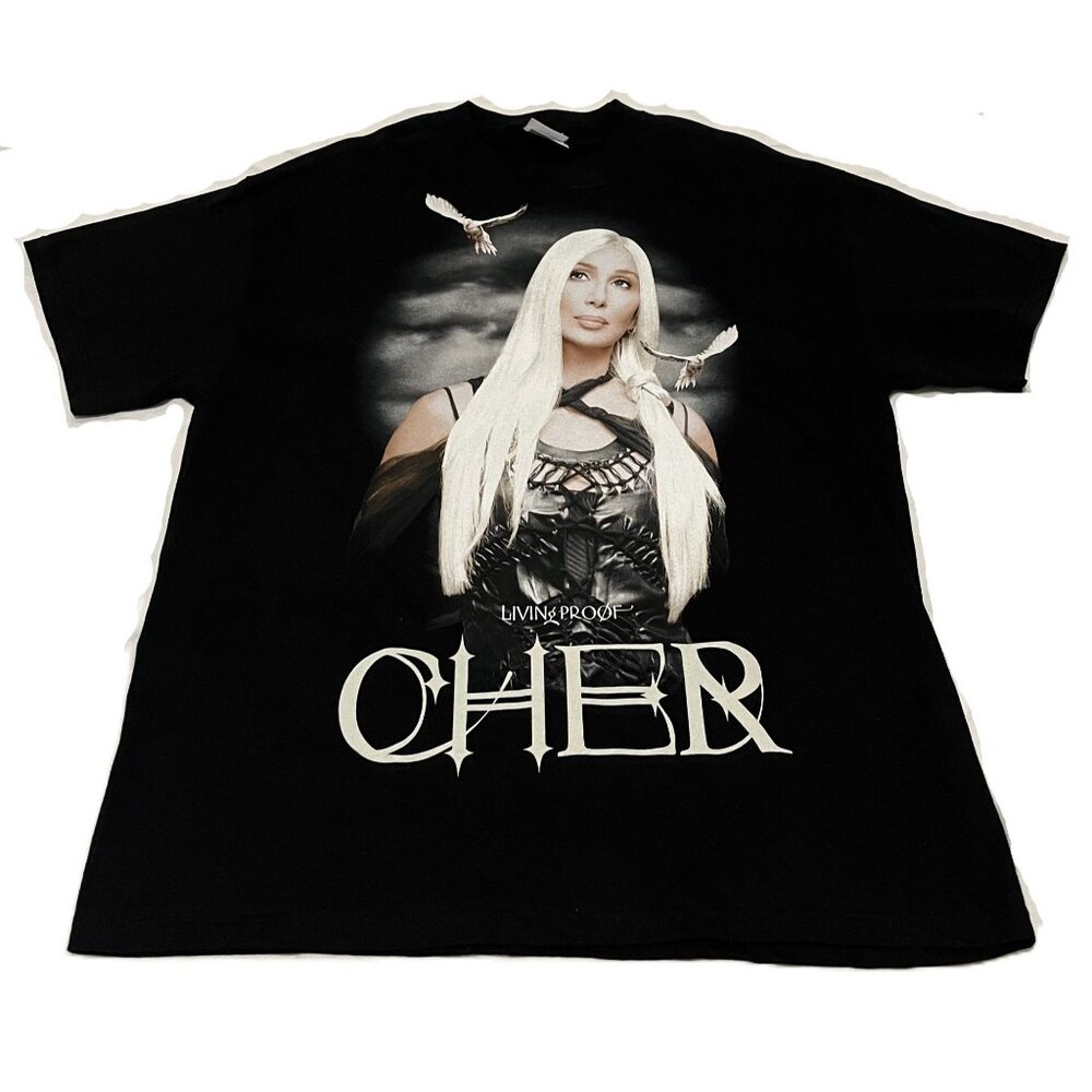 Cher Living Proof Farewell Tour 2003 Black XL T-Shirt